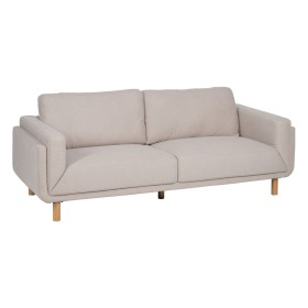 Sofá 163 x 87 x 90 cm Tejido Sintético Beige Metal | Tienda24 Tienda24.eu