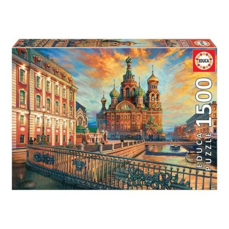 Puzzle Educa San Petesburgo (1 Unidade) (1500 pcs) de Educa, Puzzles - Ref: M0320067, Preço: 17,36 €, Desconto: %