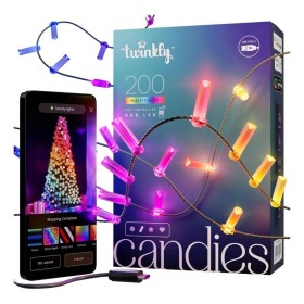 Guirlande lumineuse LED Twinkly TWKC200RGB-G Noël 10 W Multicouleur de Twinkly, Noël - Réf : S91108084, Prix : 71,21 €, Remis...