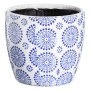 Set de pots de fleurs Bleu Terre cuite 19 x 19 x 17 cm Rond (2 Unités) | Tienda24 Tienda24.eu