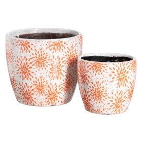 Set de pots de fleurs Romimex Doré Métal (2 Pièces) | Tienda24 Tienda24.eu