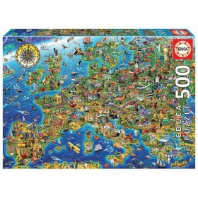 Puzzle Educa Europe Map (1 Unit) (500 pcs) by Educa, Jigsaws - Ref: M0320088, Price: 9,38 €, Discount: %