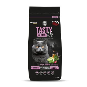 Aliments pour chat Biofeed Tasty Cats Life Lapin 1,5 Kg de Biofeed, Sèche - Réf : S91108432, Prix : 11,18 €, Remise : %