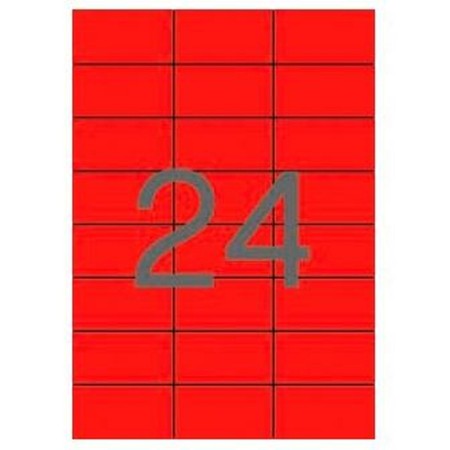 Printer Labels Apli 1593 Red A4 by Apli, Self-Stick Notes - Ref: M0320366, Price: 12,84 €, Discount: %