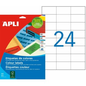 Etiquettes pour Imprimante Apli 1592 Bleu A4 de Apli, Feuillets autocollants - Réf : M0320367, Prix : 12,84 €, Remise : %