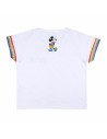 T-shirt à manches courtes femme Disney Love Pride Blanc | Tienda24 Tienda24.eu