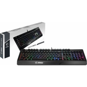 Tastiera per Giochi MSI Vigor GK20 Nero Qwerty in Spagnolo LED RGB di MSI, Set tastiera e Mouse - Rif: M0320423, Prezzo: 34,5...