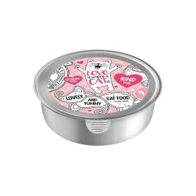 Comida para gato LOVE IS WHERE A CAT IS 2190240 Carne de vacuno 85 g de LOVE IS WHERE A CAT IS, Húmeda - Ref: S91108687, Prec...