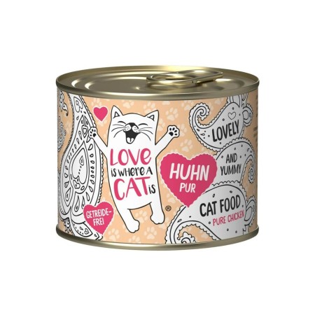 Comida para gato LOVE IS WHERE A CAT IS 2191040 Pollo 200 g | Tienda24 - Global Online Shop Tienda24.eu