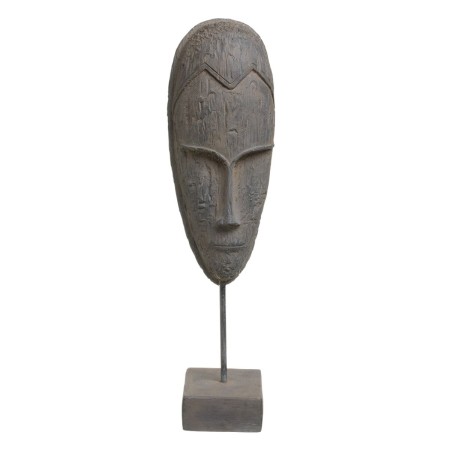 Figurine Décorative Gris Masque 19 x 12 x 62 cm | Tienda24 Tienda24.eu