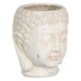 Macetero Crema Terracota Buda Oriental 17,1 x 16,6 x 20 cm | Tienda24 Tienda24.eu