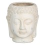 Macetero Crema Terracota Buda Oriental 17,1 x 16,6 x 20 cm | Tienda24 Tienda24.eu