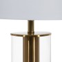 Desk lamp White Golden Crystal Iron 40 W 28 x 28 x 51 cm | Tienda24 Tienda24.eu