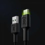 USB-Kabel Green Cell KABGC06 Schwarz grün 1,2 m | Tienda24 - Global Online Shop Tienda24.eu