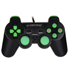 Gaming Control Esperanza EGG107G USB 2.0 Black Green PC PlayStation 3 by Esperanza, Virtual reality devices - Ref: S9114305, ...