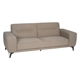 3-Seater Sofa Brown Wood 210 x 89 x 86 cm | Tienda24 Tienda24.eu