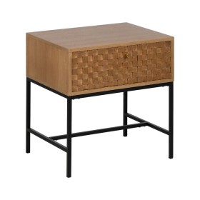 Mesa de Cabeceira Alexandra House Living Cinzento 34 x 34 x 55 cm | Tienda24 Tienda24.eu