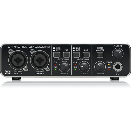 Interface de áudio Behringer UMC202HD | Tienda24 - Global Online Shop Tienda24.eu