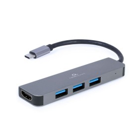 4-Port USB-C Hub GEMBIRD A-CM-COMBO2-01 Weiß Grau von GEMBIRD, USB-Hubs - Ref: S9115216, Preis: 16,55 €, Rabatt: %