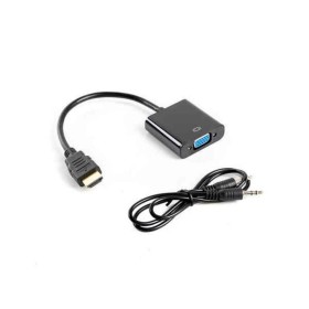 Adaptateur HDMI vers VGA Lanberg AD-0017-BK Noir 20 cm de Lanberg, Câbles HDMI - Réf : S9115323, Prix : 4,89 €, Remise : %