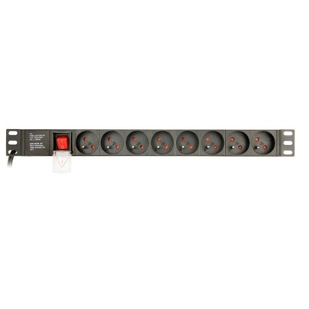 Rallonge 19'' 8 Tomas Schuko avec Interrupteur On/Off GEMBIRD EG-PDU-014-F (3 m) | Tienda24 - Global Online Shop Tienda24.eu