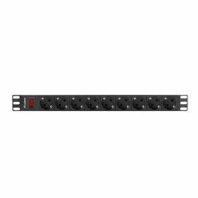 Power Socket 9 Sockets with Switch Lanberg PDU-09F-0300-BK (3 m) by Lanberg, Power Strips - Ref: S9118246, Price: 24,74 €, Di...