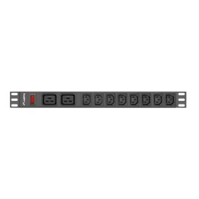 Réglette Lanberg PDU-02I1908I-0200-C20-BK (2 m) de Lanberg, Multiprises - Réf : S9118255, Prix : 32,52 €, Remise : %