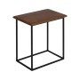 Table d'appoint LAGOM Noir Naturel Fer Bois d'hévéa 60 x 40 x 60 cm 50 x 35 x 53 cm 2 Pièces (2 Unités) | Tienda24 Tienda24.eu