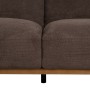 3-Seater Sofa Brown Wood 210 x 89 x 86 cm | Tienda24 Tienda24.eu