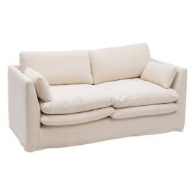 Dreisitzer-Sofa Creme Holz 220 x 87 x 85 cm | Tienda24 Tienda24.eu