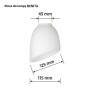 Lamp Shade Activejet Nikita White Glass 26 x 12 x 12,5 cm by Activejet, Lamp Shades - Ref: S9121626, Price: 8,81 €, Discount: %