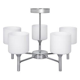 Suspension Activejet AJE-MIRA 5P Blanc Argenté Métal 40 W 47,5 x 34 x 47,5 cm de Activejet, Plafonniers - Réf : S9121637, Pri...