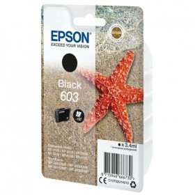 Cartucho de Tinta Original Epson 603 Negro de Epson, Tóners y tinta de impresora - Ref: M0320910, Precio: 16,40 €, Descuento: %