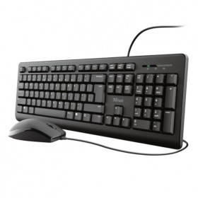 Keyboard and Mouse Trust Primo Black Spanish Qwerty QWERTY by Trust, Keyboards - Ref: M0320944, Price: 18,69 €, Discount: %