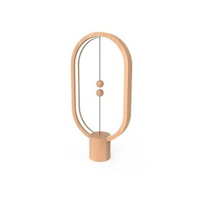 Lampe de bureau Allocacoc Heng Balance Marron Vert tendre Bois Plastique de Allocacoc, Lampes de chevet - Réf : S9121774, Pri...