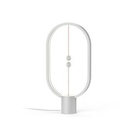 Lampada da tavolo Allocacoc Heng Balance Ellipse Bianco Bianco Caldo Plastica 23 x 36 x 16 cm di Allocacoc, Lampade da tavolo...