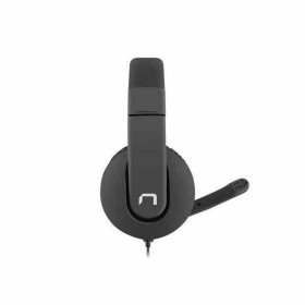 Headphones with Microphone Natec Rhea Black by Natec, Headphones and accessories - Ref: S9123613, Price: 13,65 €, Discount: %