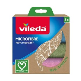 Panno in microfibra Vileda 168310 Microfibra 3 Pezzi (3 Unità) di Vileda, Panni - Rif: S9126717, Prezzo: 4,57 €, Sconto: %