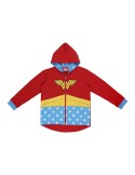 Sweat à capuche enfant Wonder Woman Rouge | Tienda24 Tienda24.eu