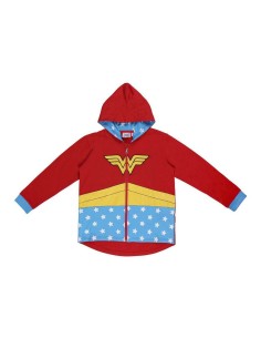 Sudadera con Capucha Niño Wonder Woman Rojo de Wonder Woman, Niño - Ref: S0728617, Precio: €9.29, Descuento: %