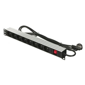 Extensor 19" 8 Tomas Schuko com interruptor Actina PZ081U (1,8 m) de Actina, Réguas - Ref: S9129052, Preço: 22,63 €, Desconto: %