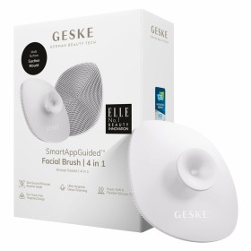 Cepillo de limpieza facial Geske SmartAppGuided Blanco 4 en 1