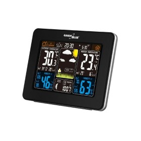 Stazione Meteorologica Multifunzione Greenblue GB523 Nero di Greenblue, Stazioni meteo - Rif: S9132070, Prezzo: 34,19 €, Scon...