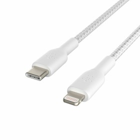 Cable Lightning Belkin CAA004BT1MWH Blanco 1 m (1 unidad) de Belkin, Cables Lightning - Ref: S9132357, Precio: 20,78 €, Descu...