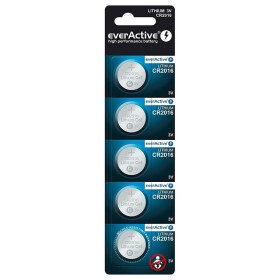 Batteries EverActive CR2016 (5 Units) by EverActive, Disposable Batteries - Ref: S9132551, Price: 2,64 €, Discount: %