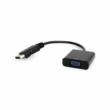 Adaptador DisplayPort a VGA GEMBIRD A-DPM-VGAF-02 Negro 15 cm | Tienda24 Tienda24.eu