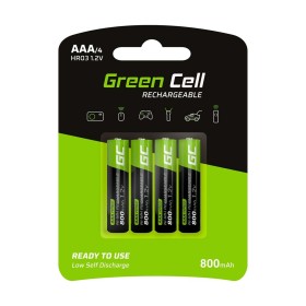 Pilhas Recarregáveis Green Cell GR04 800 mAh 1,2 V AAA de Green Cell, Pilhas recarregáveis - Ref: S9138485, Preço: 6,17 €, De...