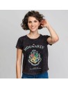 T-shirt à manches courtes femme Harry Potter Gris Gris foncé | Tienda24 Tienda24.eu