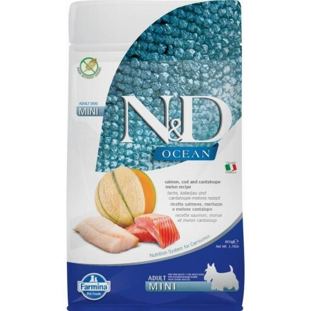 Pienso Farmina N&D Ocean Adulto Salmón Bacalao 800 g | Tienda24 Tienda24.eu