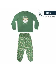 Pijama Mickey Mouse Azul escuro (Adultos) Homem | Tienda24 Tienda24.eu